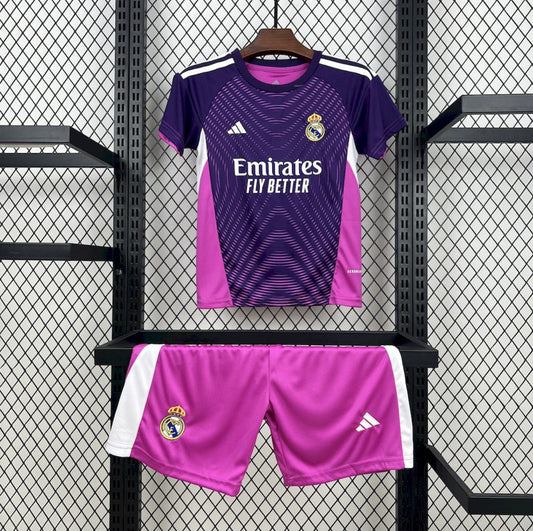 REAL MADRID PORTERO 25/26 CONJUNTO INFANTIL