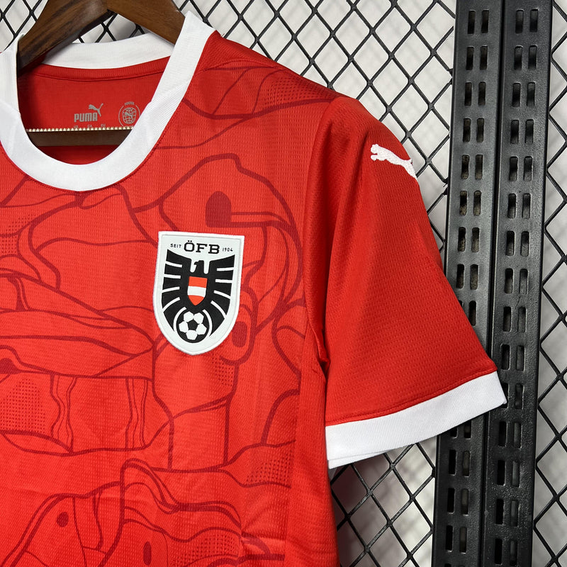 Camisa Áustria EURO2024 - Casa