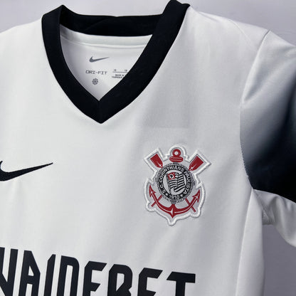 Kit de local del Corinthians para niños 2024/2025