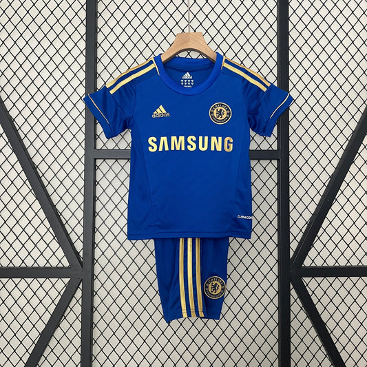 Camiseta Chelsea I 12/13 Conjunto Infantil (Retro)