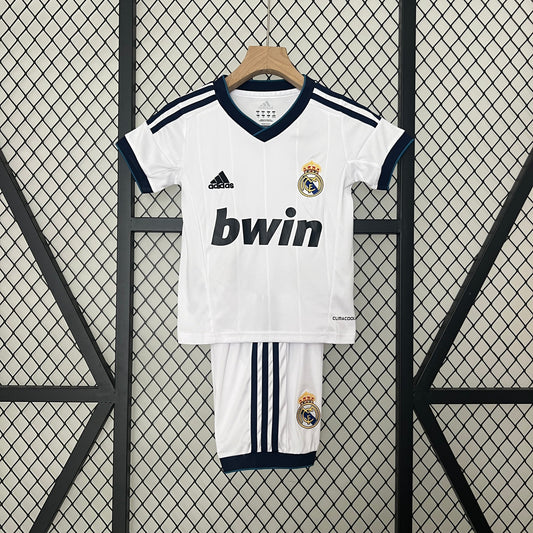 Camiseta Real Madrid I 12/13 Conjunto Infantil (Retro)