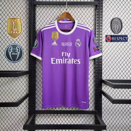 REAL MADRID II 16/17 HOMBRE COM PARCHE (RETRO)